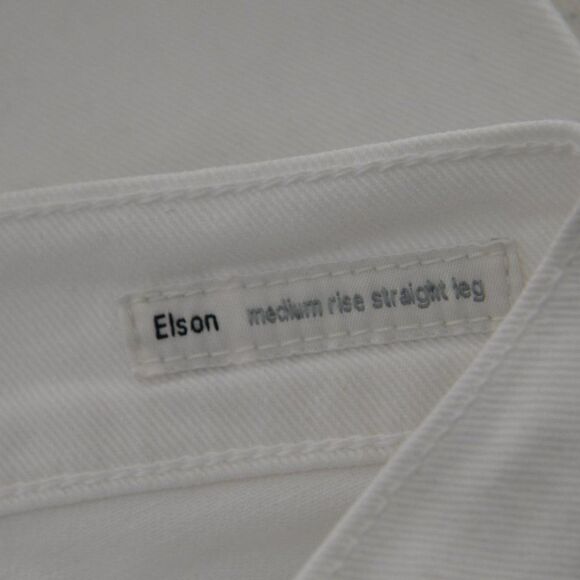 Citizens of Humanity Elson Straight Leg White Jeans Sz 25 - Picture 6 of 8